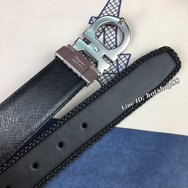 菲拉格慕男士皮帶 Ferragamo雙面用小牛皮腰帶  jjp1415